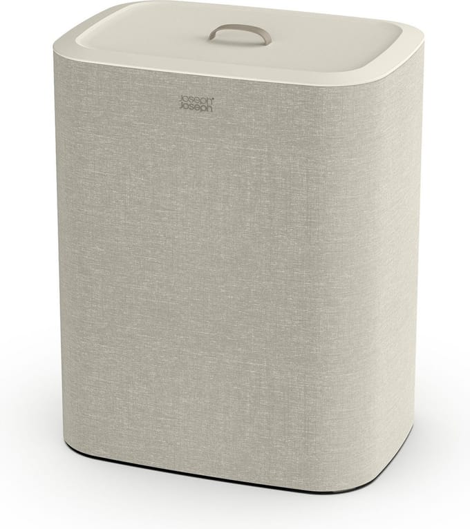 Joseph Joseph Tota Wasmand - 2 Compartimenten – Was Sorteren – 90 Liter - Ecru