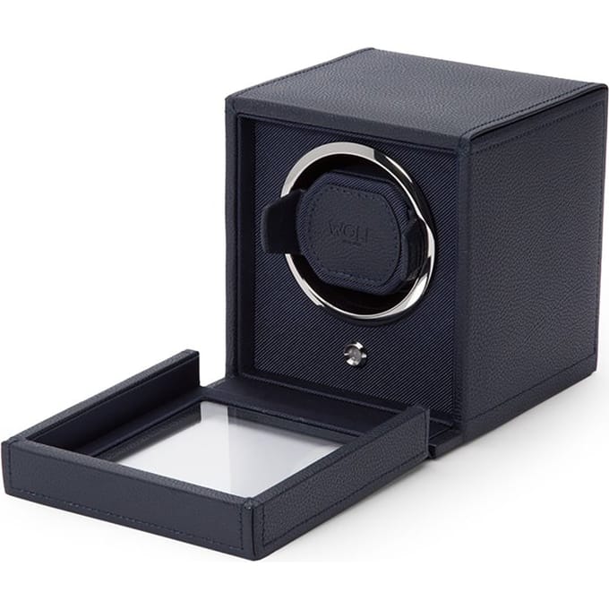 WOLF1834 Cub watch winder - 461117 - Marineblauw