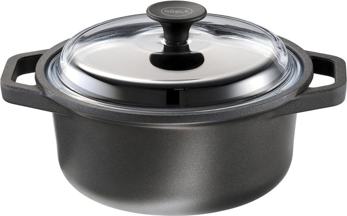 Braadpan, Ø 24 cm, 3.9 L, ProResist Non-Stick, Incl. Handvat Beschermers - Rösle | Cadini