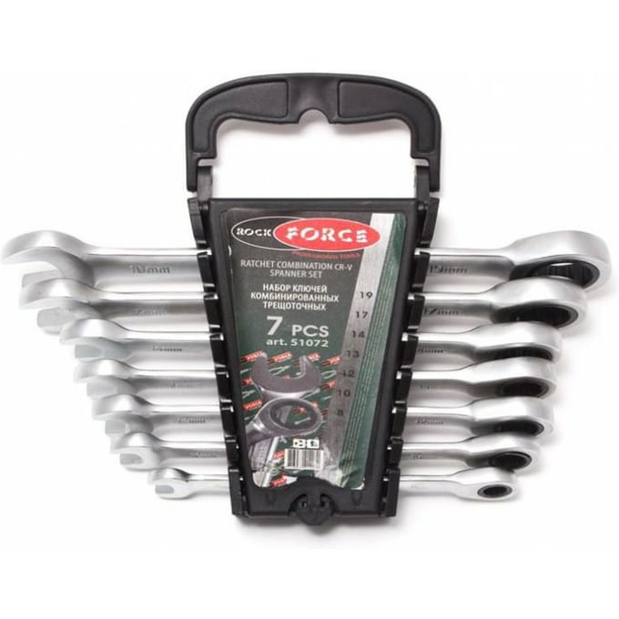 Rockforce RF-51072 - Open Ringsleutel Set - 7 Delig - 8-19 mm