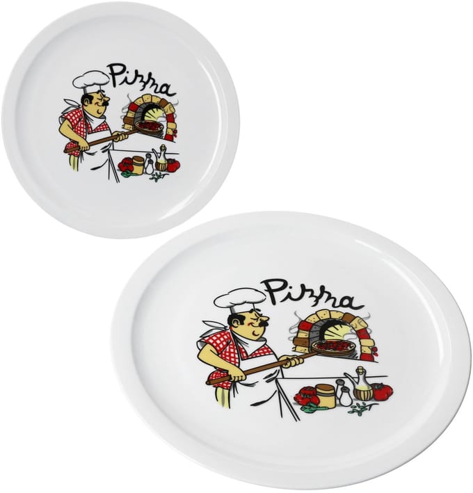 MamboCat Set van 2 LUIGI pizzaborden Ø 30,5 cm chefdecor