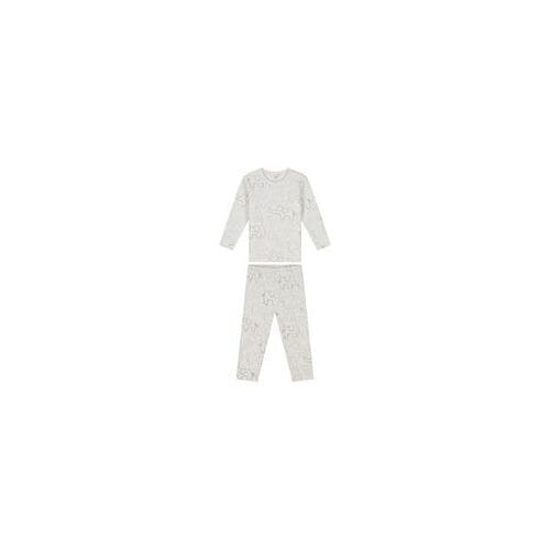 Prénatal peuter pyjama otis rib Ivory White 74 unisex