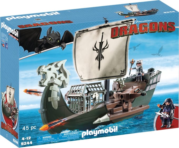 PLAYMOBIL Drako's schip  - 9244