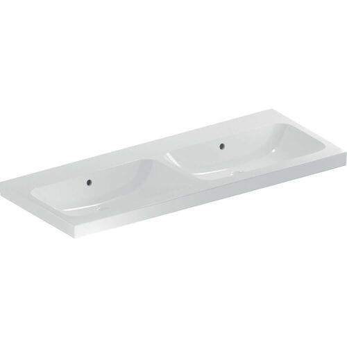Geberit iCon Light double washbasin 120 cm without tap hole, with overflow 501.838.00.3