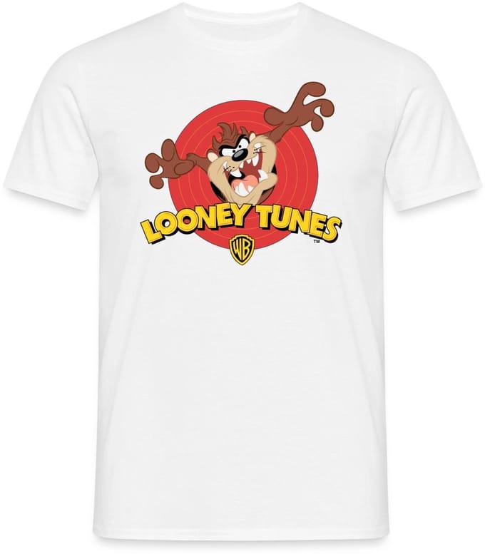 Looney Tunes Tasmanian Devil T-Shirt Heren
