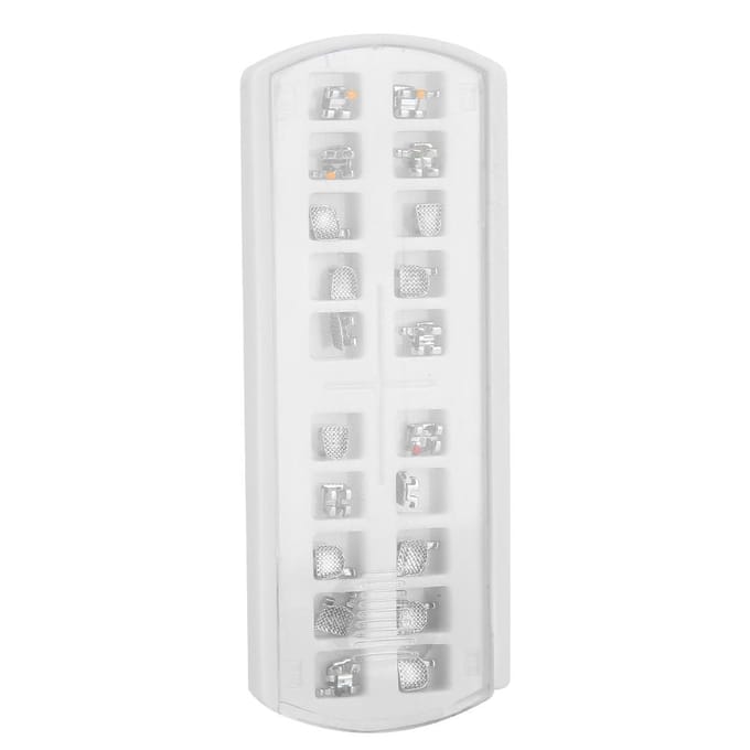 Brackets Métalliques Orthodontiques Dentaires MINI 0.022 3-4-5 Crochets Accessoire Dentaire white