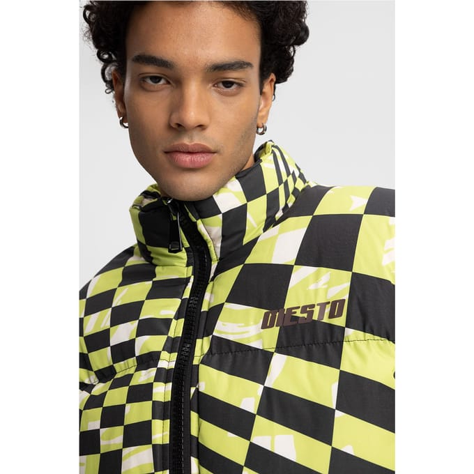 Heren geometrische pufferjack