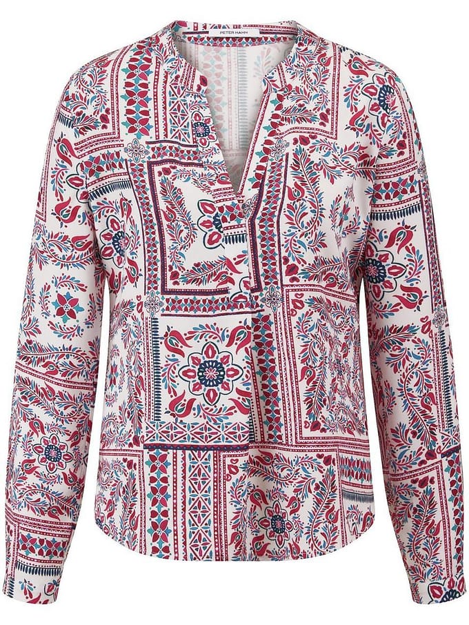 Blouse 3/4-mouwen Van Peter Hahn wit