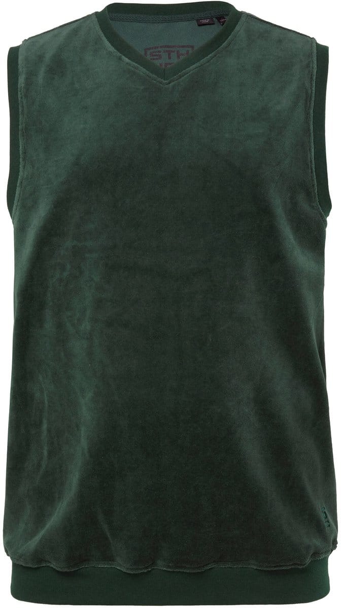 STHUGE - Heren - Slipover nicky V-hals - Donkergroen - Maat 3XL