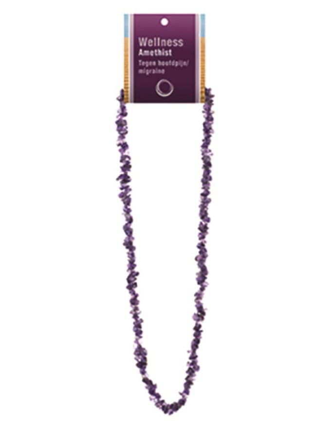 Amethist splitketting + kaart