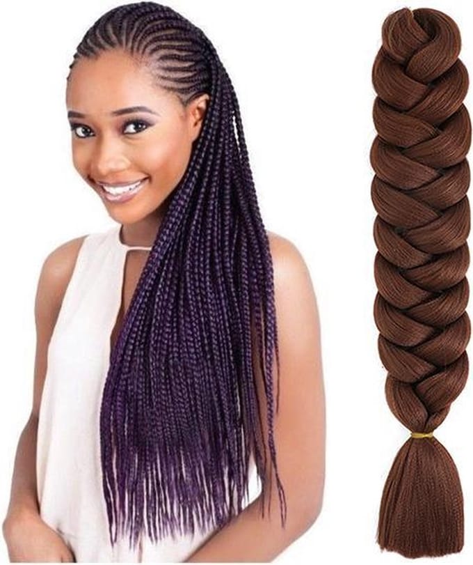 X-Pression Ultra Braid Premium - Vlechthaar - Licht Kastanjebruin - Light Auburn - Synthetisch haar