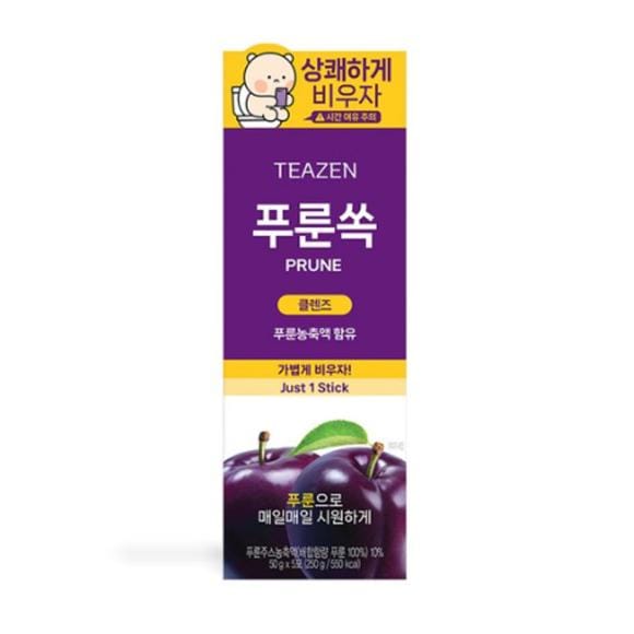 Jus de pruneaux Teazen à l'extrait de pruneaux 50 g (3 Options) 5 Sticks purple