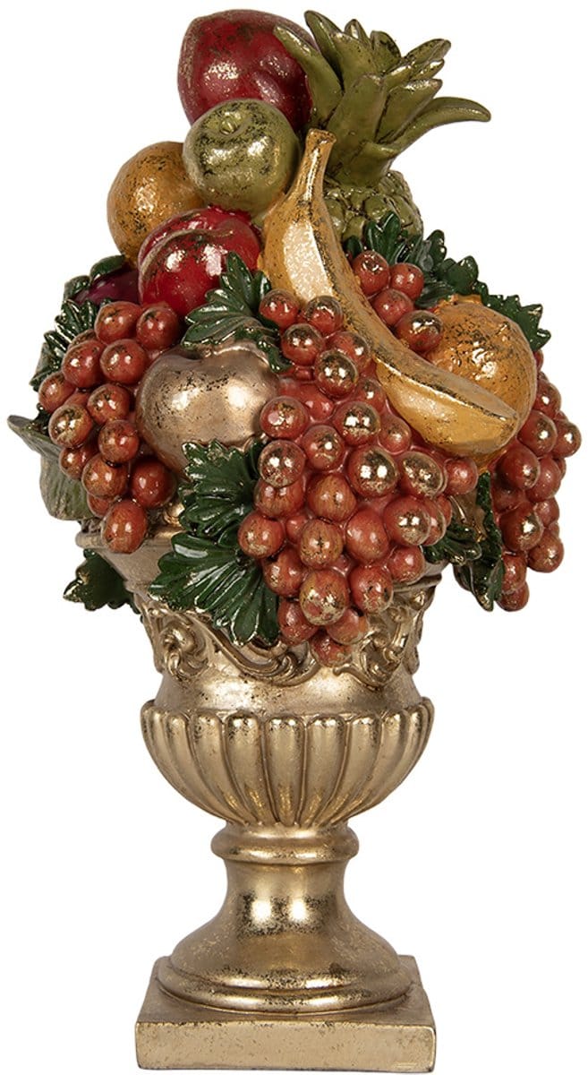 Clayre & Eef Decoratie Beeld 25x24x44 cm Goudkleurig Kunststof