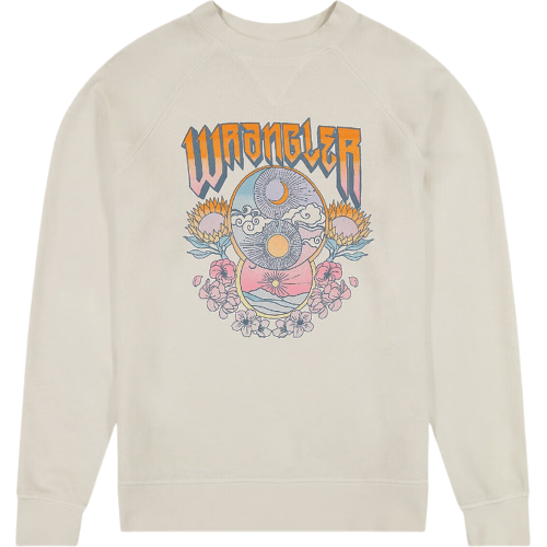WRANGLER CREW SWEATSHIRT VINTAGE WIT, 3XL S