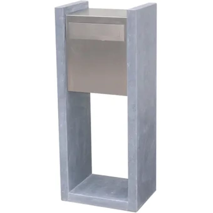 Staande Brievenbus Madrid - Natuursteen - Blauwe Hardsteen - 40x100x32cm