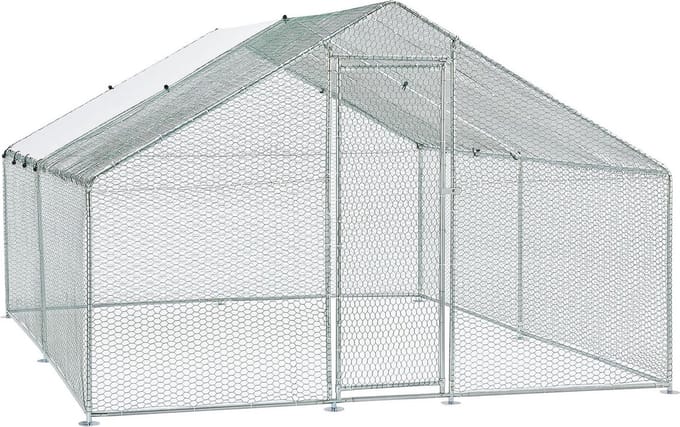 Kippenren / Kippenhok - HLS25T - 300 x 400 x 200 cm