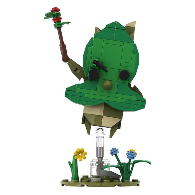 Gobricks Moc Zeldaed Yahaha Korok Brickheadz Spel Figuren Bouwstenen Set Ruïnes Guardian Speelgoed Voor Cadeau