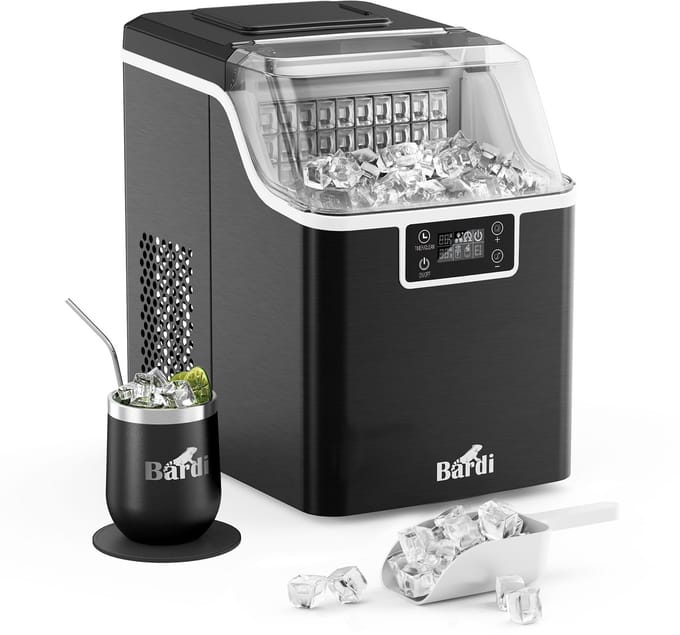Bardi ijsblokjesmachine – 3,2 l – lcd display – zwart