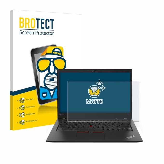 BROTECT - Screenprotector voor Lenovo ThinkPad T480 / T480s - Folie Beschermfolie matte