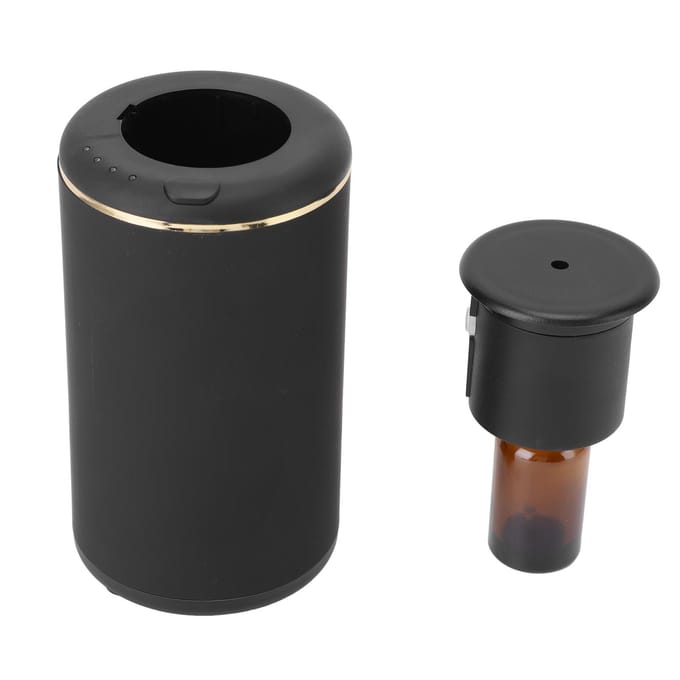 Diffuseur de voiture pour huiles essentielles Capacité 10 ml Désodorisant de voiture Diffuseur d'aromathérapie USB 5V pour black
