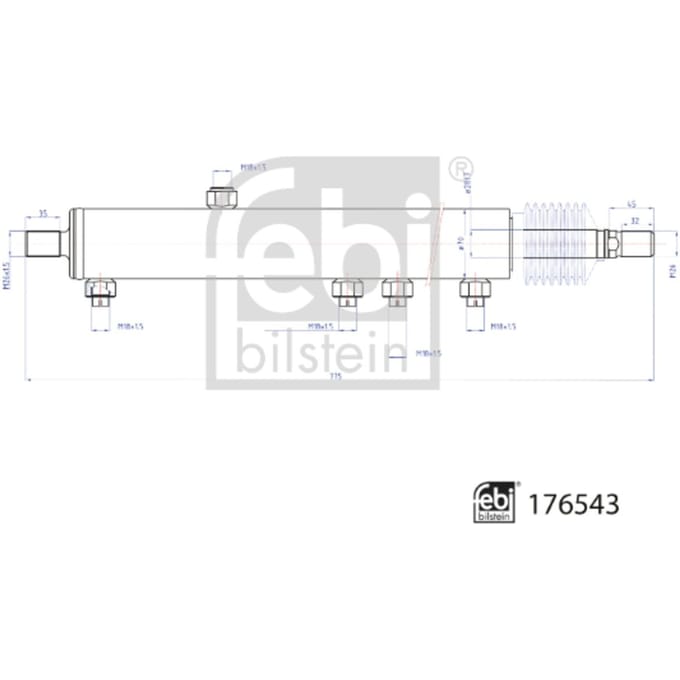 Stuurdemper FEBI BILSTEIN 176543