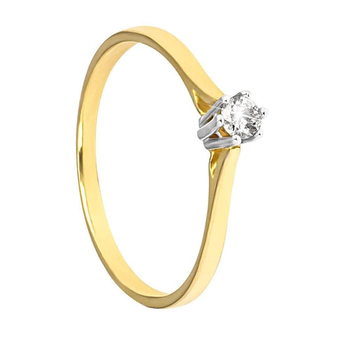 Di Lusso - Ring Genova - 14 Karaat Goud - Dames - 19.00 mm
