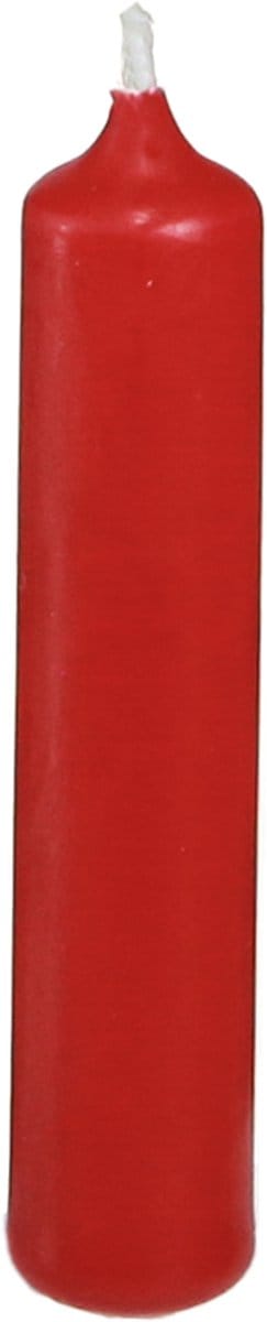 Piramidekaarsen rood boomkaarsen was Ø14mm H70mm 50st