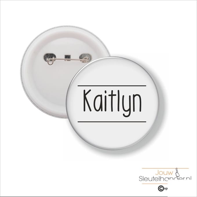 Button Met Speld 58 MM - Kaitlyn