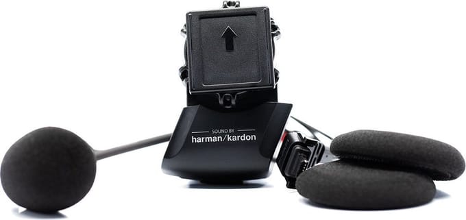 Sena Universal Harman Kardon Intercom Ondersteuning/hoofdtelefoon/microfoon Kit Zwart