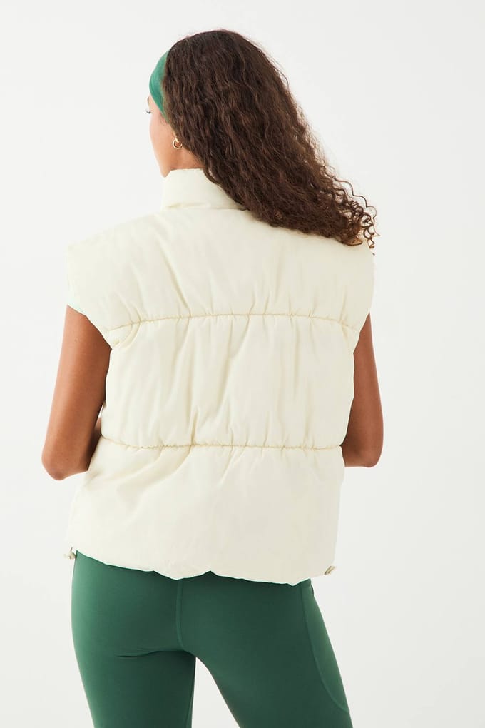 Dames DSGN Studio Sport Doorritsgillet met Vulling | Cream | Maat: Medium