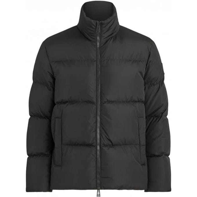 Belstaff Grid Paxton Zwarte Donsjas