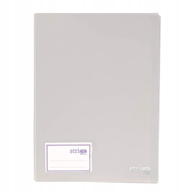 Strigo A4 Omslagkaart 30 Hoesjes Lichtgrijs