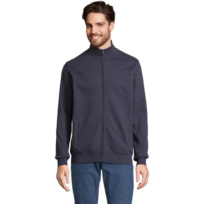 SOLS Cooper Full Zip jas voor volwassenen (Franse marine)
