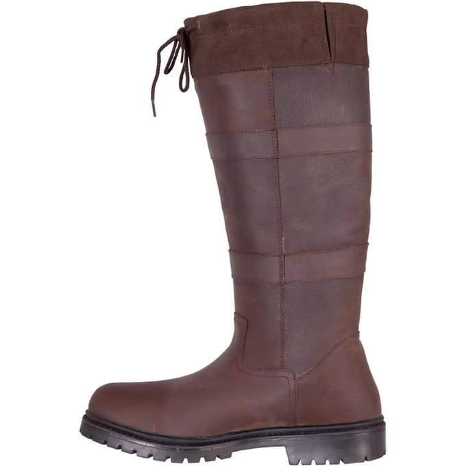 Waterdichte leren outdoor rijlaarzen BR Equitation Country nubuck