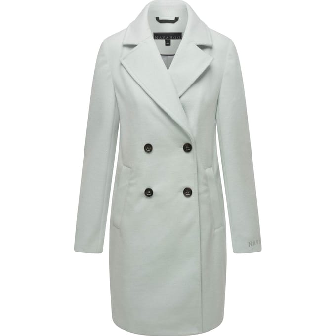 Navahoo Frostjuwel dames overgangsmantel met elegante strependetails