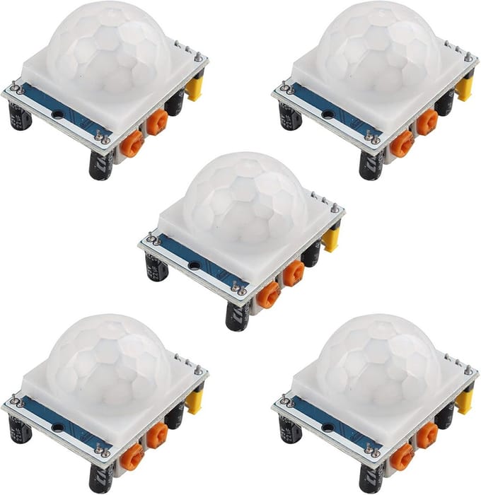 5 Stuks PIR Bewegingssensor Module voor Automatische Verlichting en Veiligheidssystemen