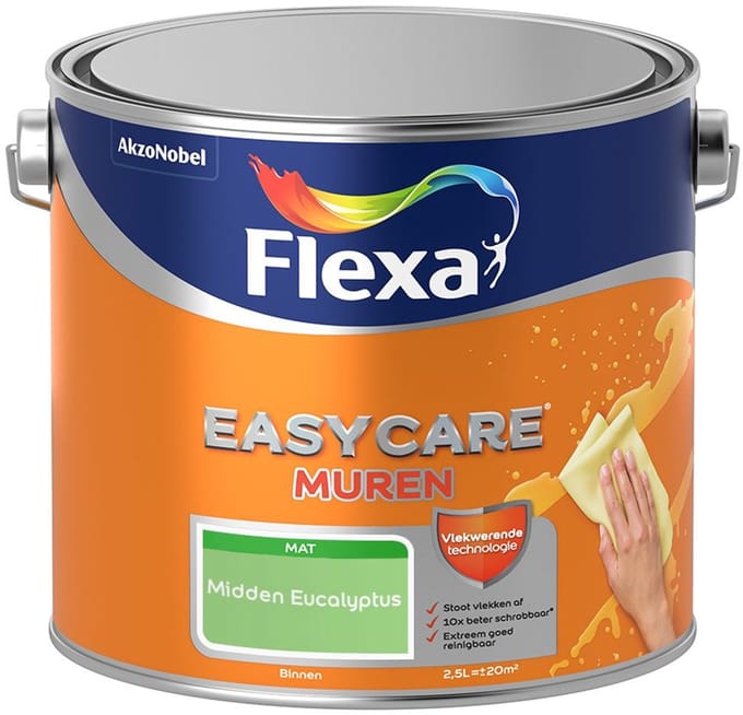 Flexa - Easycare Muren - Midden Eucalyptus - Mengverf - 2,5 L