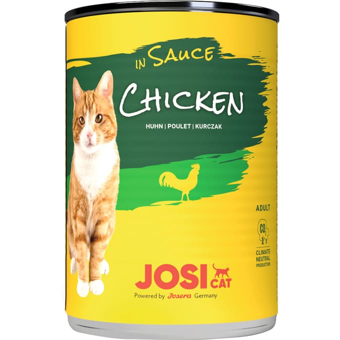 12x 415g JosiCat in saus kip natvoer voor katten