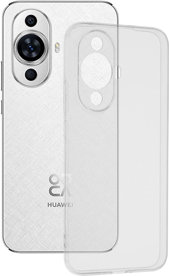 Hoesje geschikt voor Huawei nova 12s - Techsuit Clear Silicone Back Cover - Transparant