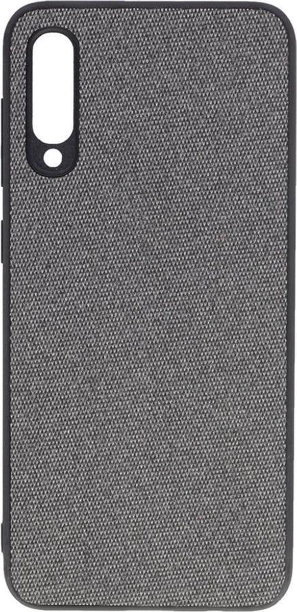 Shop4 - Samsung Galaxy A50 Hoesje - Harde Back Case Denim Grijs