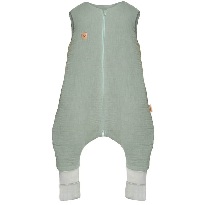 Zaffiro Muslin Slaapzak met Poten Malaga Mint 2-4 jaar (1.5 TOG)