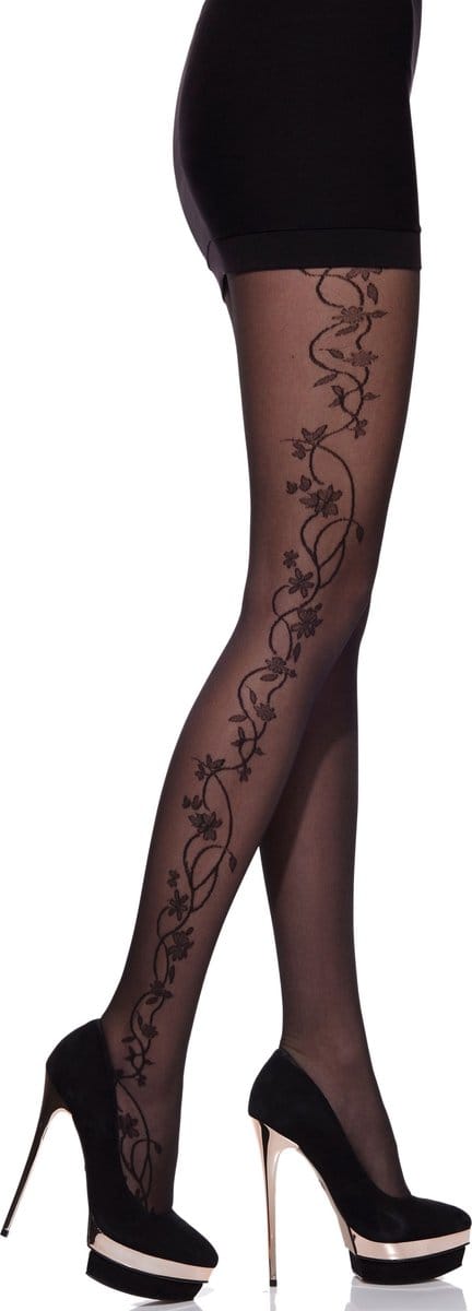 Merry Style MS-GB-284 Dames Panty -20 DEN- duurzaam - Polyamide - Zwart - L