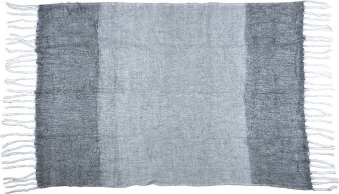 Vloerkleed - Tapijt - Plaid Grijs Natuurlijk 130x170x1cm | Mars & More