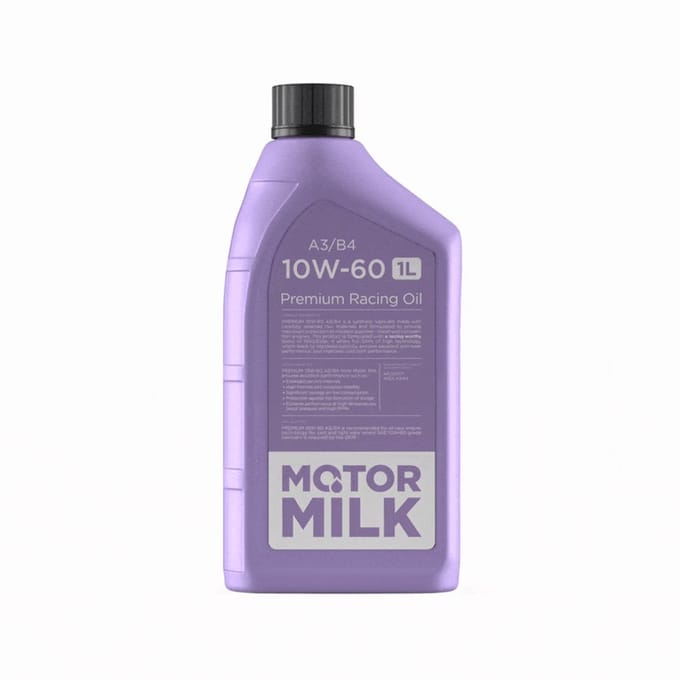 Hoogwaardige Motor Milk™ 10W-60 A3/B4 5L