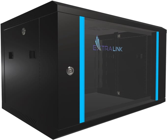 Extralink 6U Aan de muur gemonteerd Cabinet