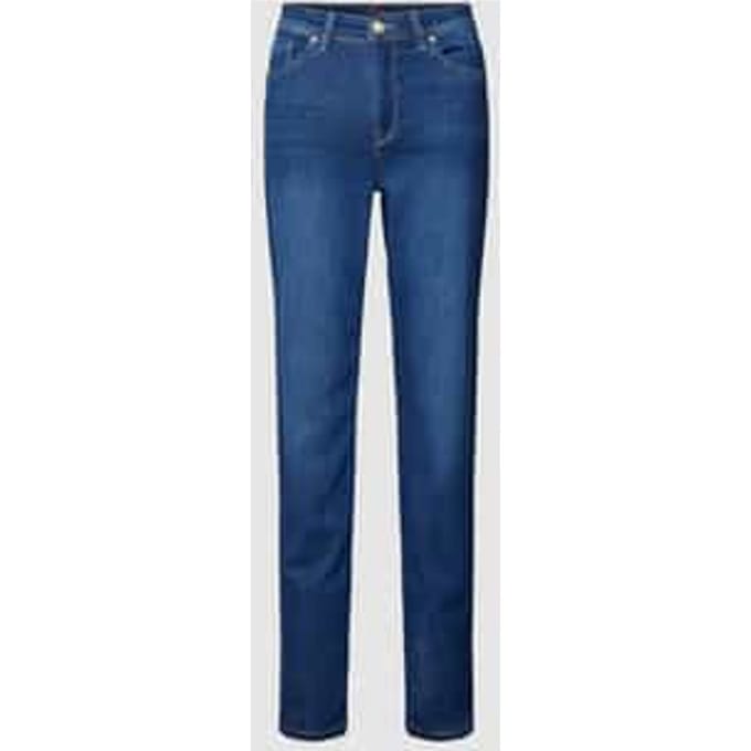 Straight leg jeans in 5-pocketmodel, model 'LEYLE'