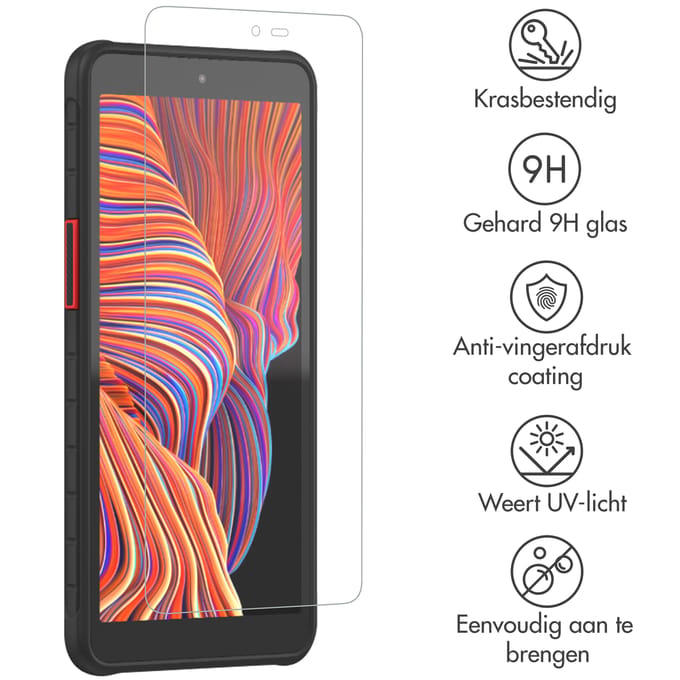 Accezz Screen Protector - Geschikt voor Samsung Galaxy Xcover 5 - Gehard Glas Screenprotector