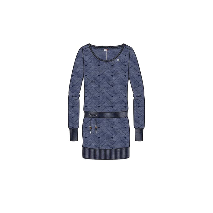 Damesjurk met lange mouwen Ragwear Alexa Zig Zag