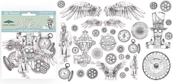 Stamperia Clear Die Cuts Sir Vagabond (DFLDCP01)