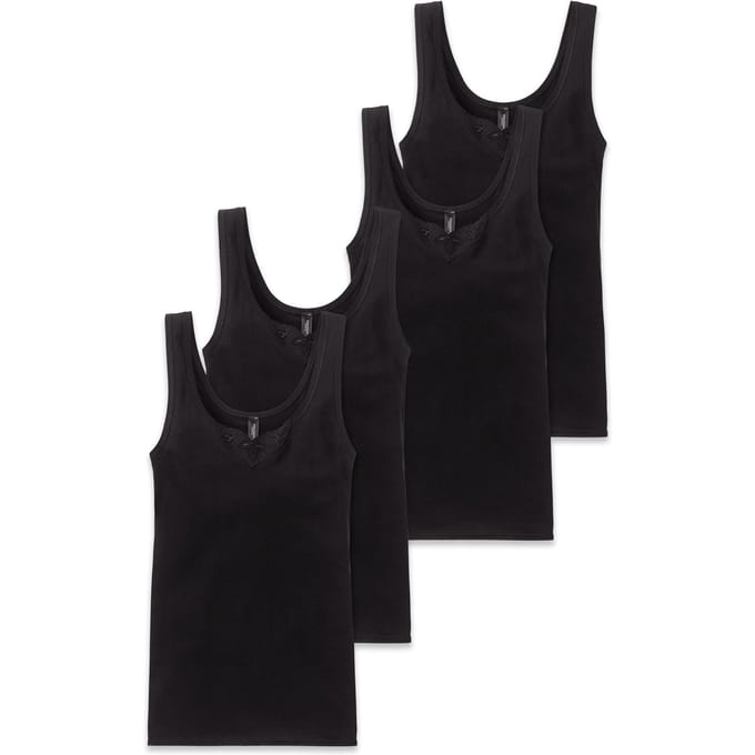 SCHIESSER Onderhemd Cotton Essentials 4P Verpakking van 4